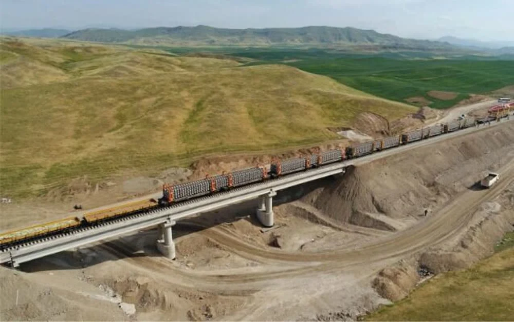Horadiz–Ağbənd dəmir yolu tikintisi